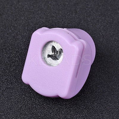 Random Single Color or Random Mixed Color Mini Plastic Craft Paper Punch Sets for Scrapbooking & Paper Crafts AJEW-L051-05-1