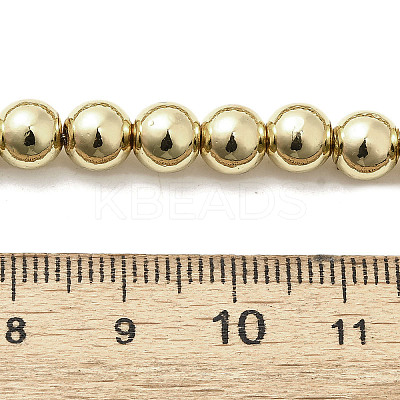 Electroplated Synthetic Magnetic Hematite Beads Strands G-L613-F01-01A-1