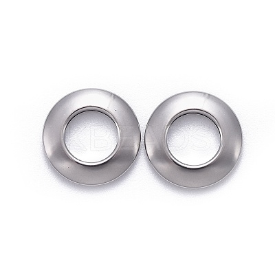Non-Tarnish 304 Stainless Steel Linking Rings STAS-L218-13B-P-1