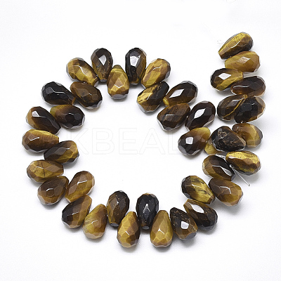 Natural Tiger Eye Beads Strands G-S357-C02-01-1