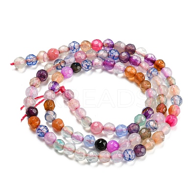 Natural Agate Beads Strands X-G-Q1000-01G-1