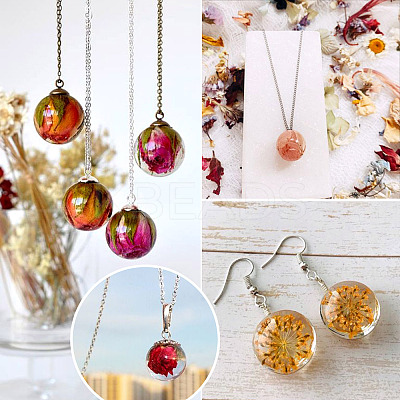 14Pcs 7 Colors Transparent Glass Pendants GLAA-CD0001-06-1