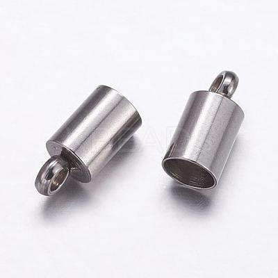 Tarnish Resistant 304 Stainless Steel Cord Ends STAS-P161-05-3.5mm-1