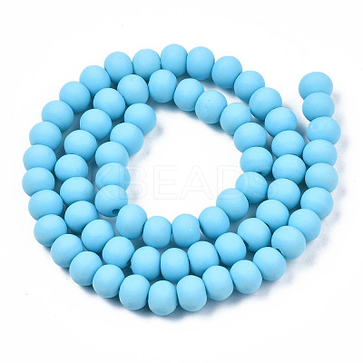 Handmade Polymer Clay Beads Strands CLAY-N008-053-10-1