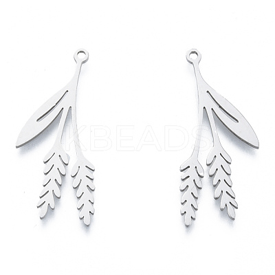 Non-Tarnish 201 Stainless Steel Pendants STAS-N090-LA971-1-1