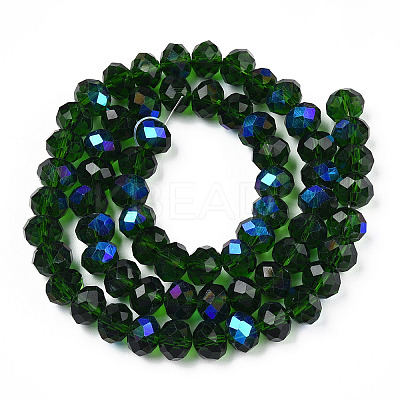 Electroplate Glass Beads Strands LS-EGLA-A034-T4mm-L27-1