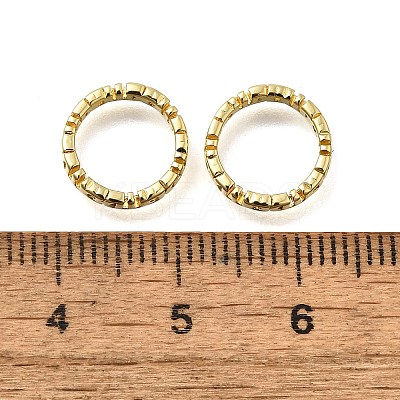 Brass Bead Frame KK-S508-40G-01-1