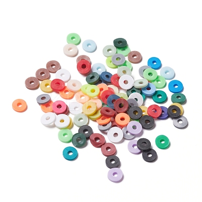 2400Pcs 15 Colors Handmade Polymer Clay Beads CLAY-YW0001-27A-1