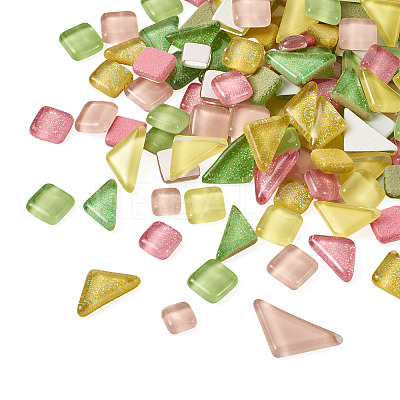 240Pcs 2 Style Transparent Glass Cabochons GLAA-EL0001-02A-1