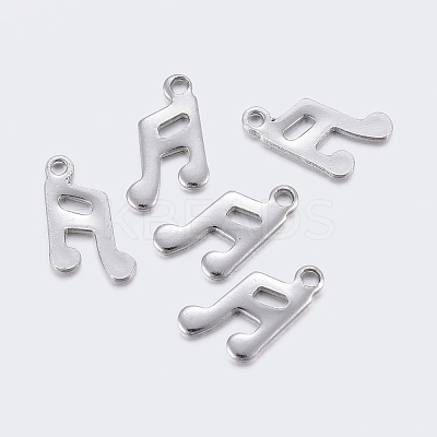 Tarnish Resistant 304 Stainless Steel Charms STAS-F159-64P-1