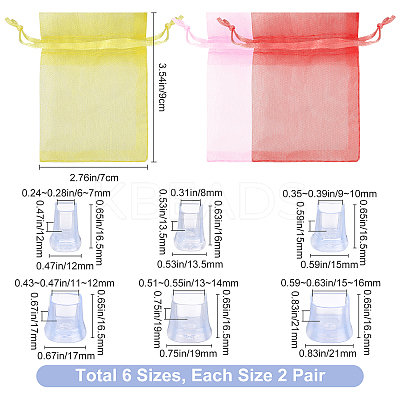 12Pair TPU High Heel Stoppers Protector FIND-GF0002-09B-1