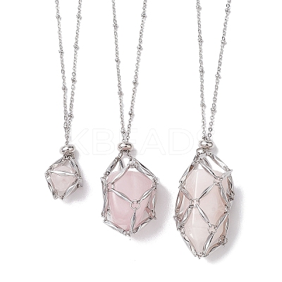 Non-Tarnish 3Pcs 3 Styles 304 Stainless Steel Necklace Makings NJEW-JN04899-01-1