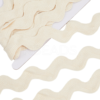 Cotton Wavy Fringe Trim Ribbon OCOR-GF0004-49K-1