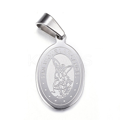 Non-Tarnish 304 Stainless Steel Pendants LS-STAS-G102-38P-1