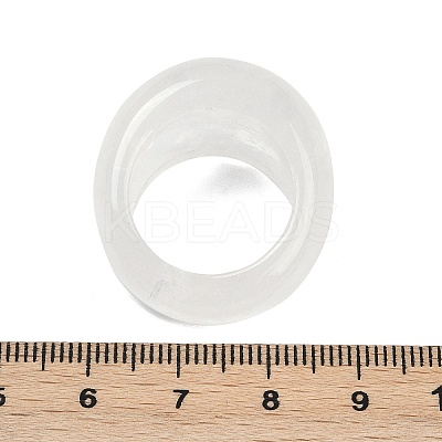 Natural Quartz Crystal Finger Rings for Unisex RJEW-C128-01D-1