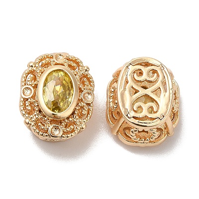 Brass with Glass Multi-Strand Links KK-B074-15G-05-1