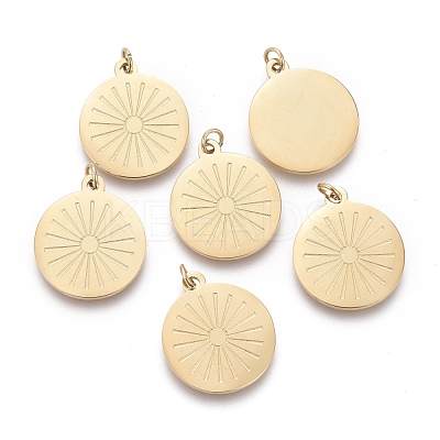 Ion Plating(IP) 316 Surgical Stainless Steel Pendants STAS-H100-37G-1