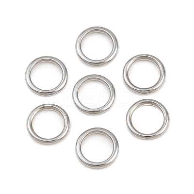 304 Stainless Steel Closed Jump Rings STAS-G393-06P-08-1