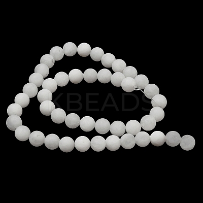 4 Strands 4 Style Natural White Jade Beads Strands G-OC0002-87-1
