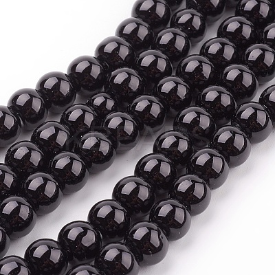 Glass Pearl Beads Strands HY-8D-B20-1