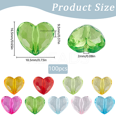 Transparent Acrylic Beads MACR-SC0001-57A-1