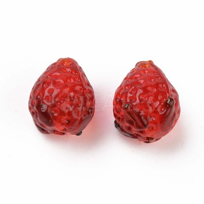 Handmade Bumpy Lampwork Beads X-LAMP-S194-012-1