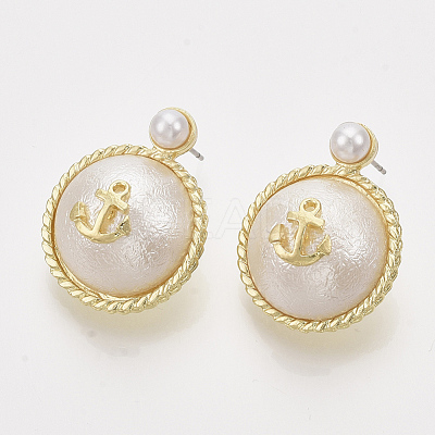 (Jewelry Parties Factory Sale)Alloy Ear Studs PALLOY-S121-139-1