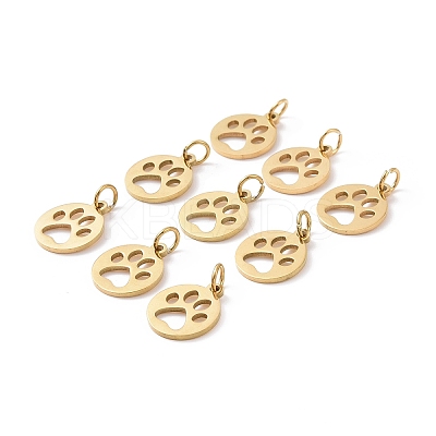 304 Stainless Steel Pendants STAS-Q201-T455G-1