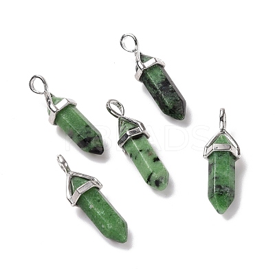 Natural Ruby in Zoisite Pointed Pendants G-K329-44P-1