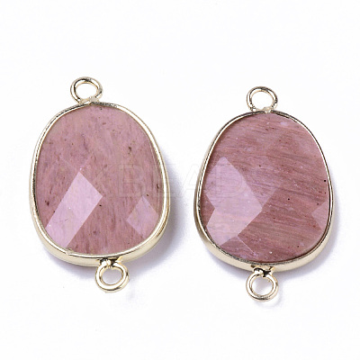 Natural Rhodochrosite Links Connectors LS-G-R472-01J-1