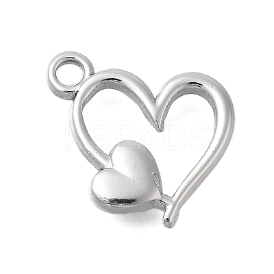 Anti-Tarnish 304 Stainless Steel Pendants STAS-D192-12P-1