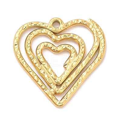 Ion Plating(IP) 304 Stainless Steel Pendants STAS-D084-09G-1