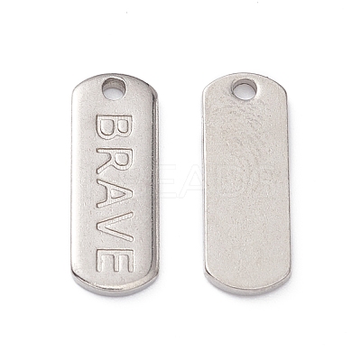 7Pcs 7 Style 201 Stainless Steel Pendants STAS-FS0001-11P-1