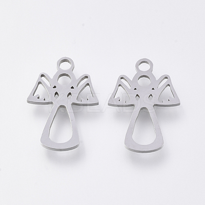 Tarnish Resistant 201 Stainless Steel Pendants STAS-S110-061P-1