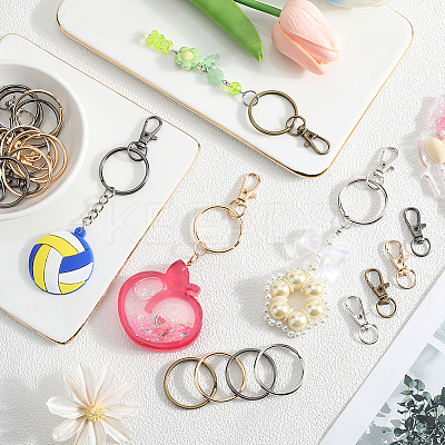 DIY Keychian Jewelry Making Finding Kits DIY-SP0003-23-1