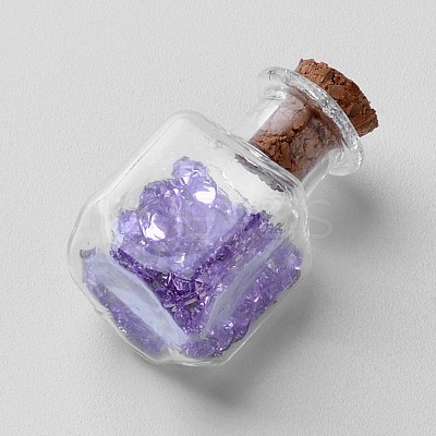 Glass Bottles AJEW-D037-09-1