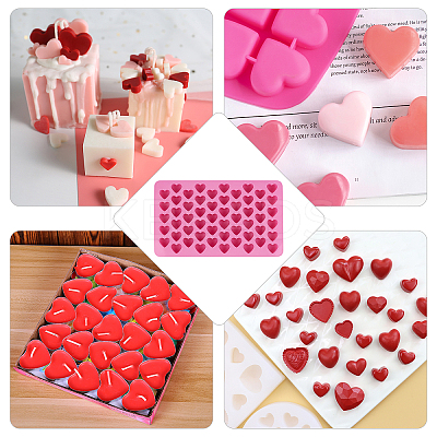 Heart Shaped Fondant Molds DIY-CP0002-51-1