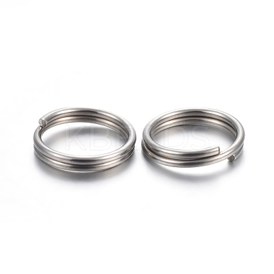 Non-Tarnish 304 Stainless Steel Split Rings LS-X-STAS-P223-22P-09-1