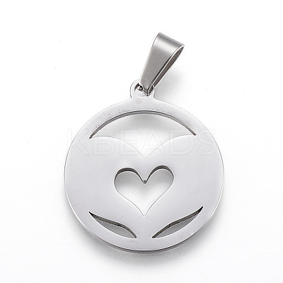 Non-Tarnish 304 Stainless Steel Pendants STAS-I086-04P-05-1
