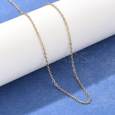 Trendy Unisex 304 Stainless Steel Cable Chain Necklaces X-NJEW-M047-02-1