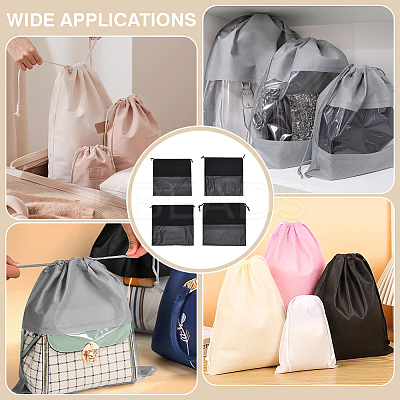 14Pcs 4 Styles Square Cloth Packing Pouches for Shoes ABAG-PH0001-60A-1