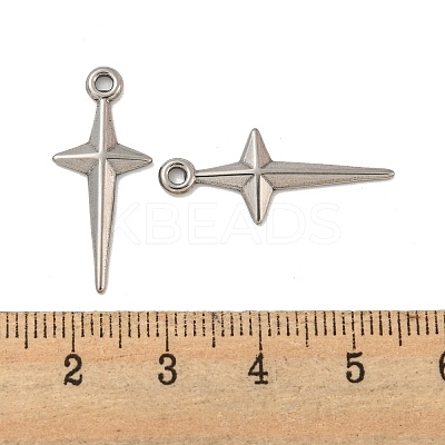 Non-Tarnish 304 Stainless Steel Pendants STAS-O004-06C-P-1