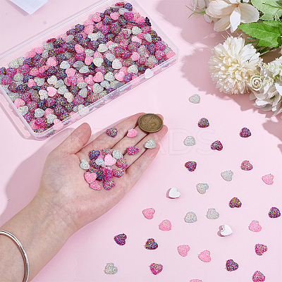360Pcs 4 Colors Resin Cabochons FIND-PH0029-35-1