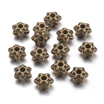 Tibetan Silver Spacer Beads LS-MLF1057Y-1