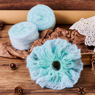 Segment Dyed Knitting Yarn DIY-TAC0033-03H-1