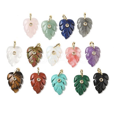 Natural & Synthetic Mixed Stone Pendants GG-CBA105B-01G-1