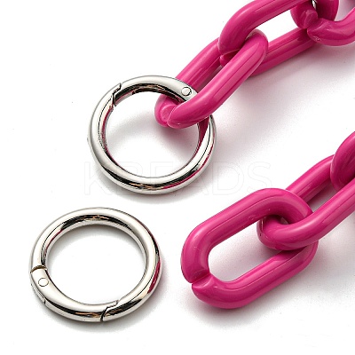 1Pc Opaque Acrylic Cable Chain Bag Straps FIND-WR0008-77C-1