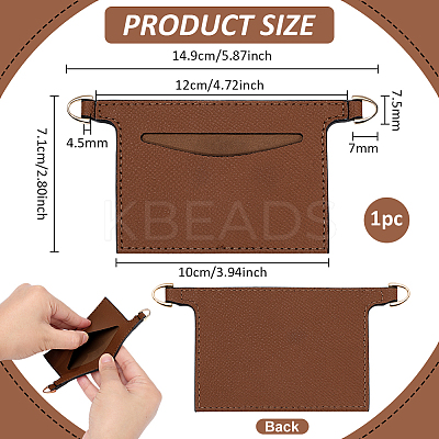 Fiber Purse Organizer Insert PURS-WH0002-044G-02-1