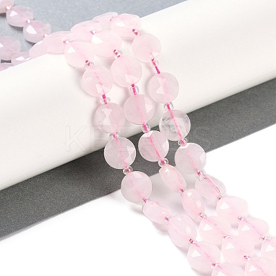 Natural Rose Quartz Beads Strands G-N342-07-1