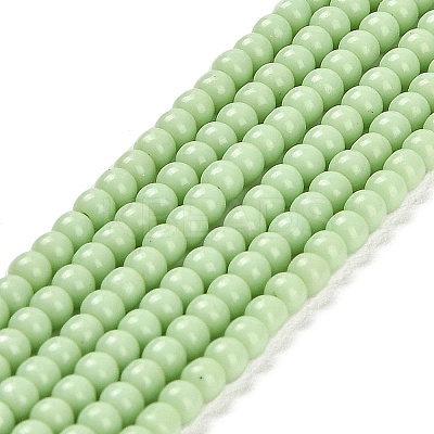 Imitation Jade Glass Beads Strands GLAA-K062-A01-03-1